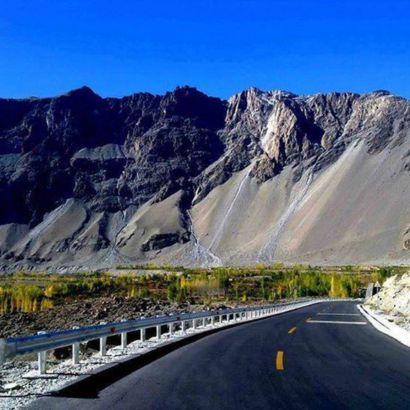 Beautiful sightseeing of Karakoram Highway Pakistan