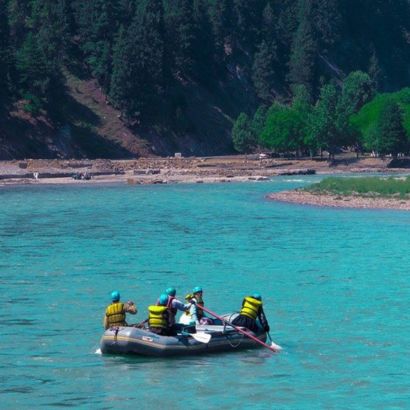 Rafting at Kunar river Pakistan