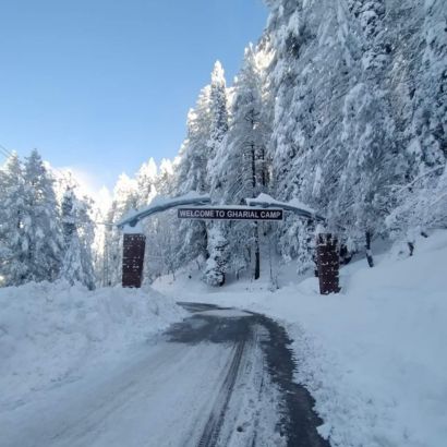 Beautiful views of Muree Pakistan in Winter Snowfall